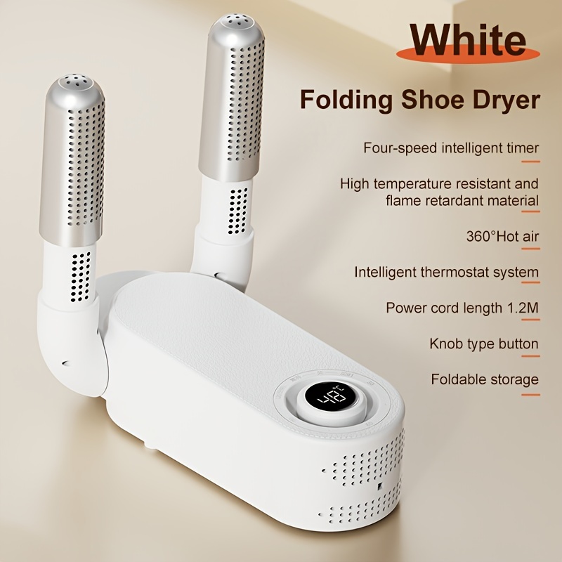 Baik35 Rapid Shoe and Sock Dryer: Hot Air, Odor-Eliminating, Antibacterial - Home Essential with US Plug