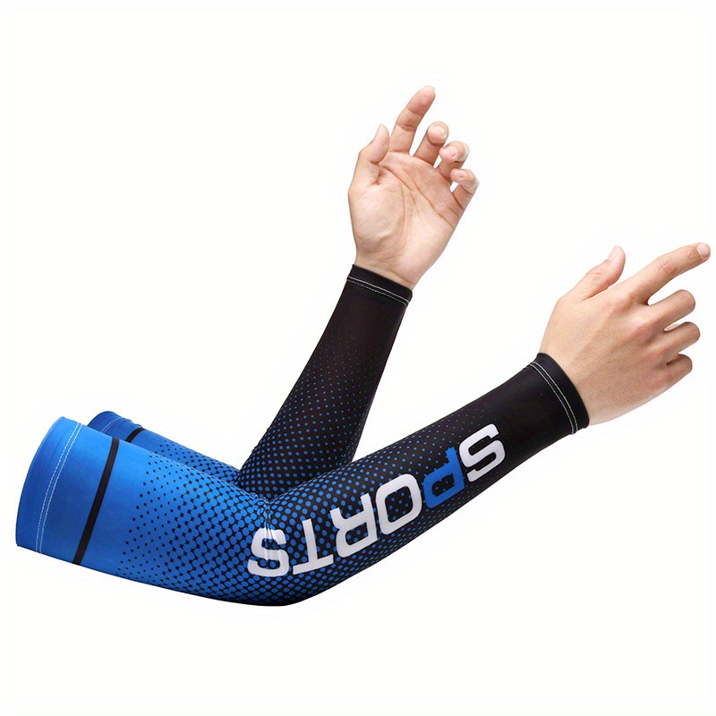 BaikO 2pcs Outdoor Sports Sun Protection Sleeves For Both Men And Women, Cooling Arm Covers For Golf, Cycling, Running, And Driving, UV Protection
