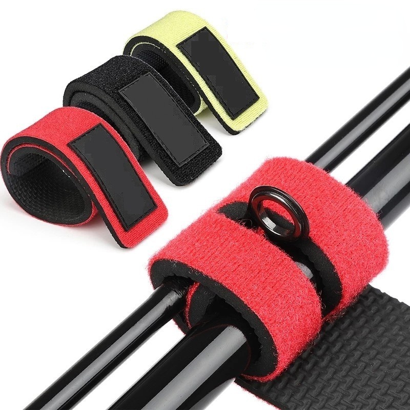 BaikY 10pcs Fishing Rod Belts Ties, Spinning Rods Straps Holders For Fly Rods, Fishing Tackle Accessories Fixing Strap Ropes