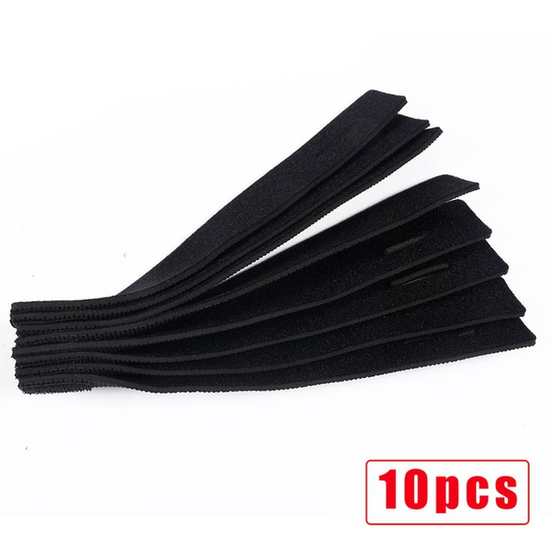BaikY 10pcs Fishing Rod Belts Ties, Spinning Rods Straps Holders For Fly Rods, Fishing Tackle Accessories Fixing Strap Ropes