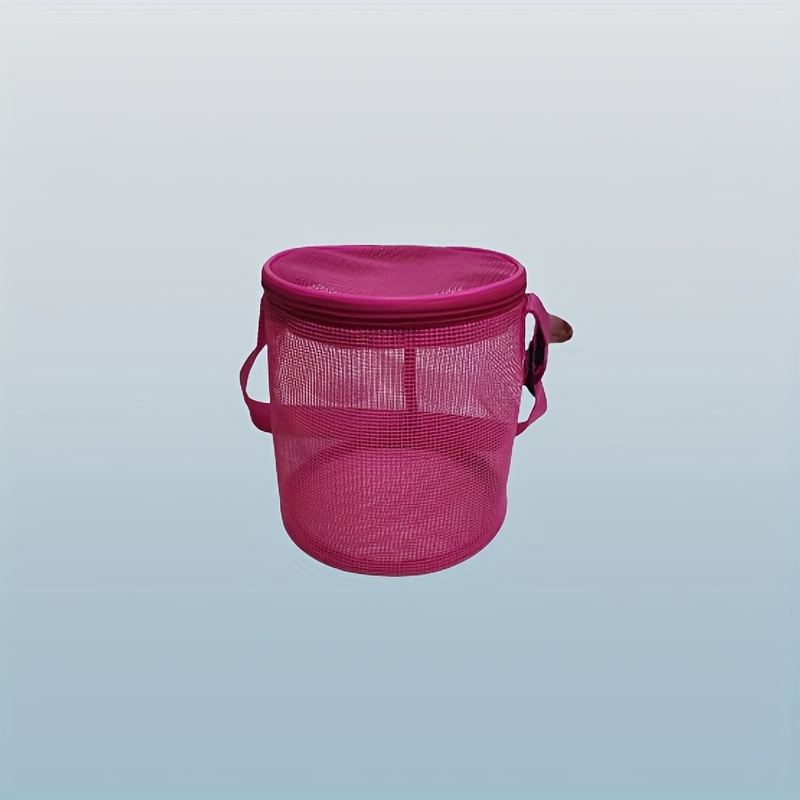 BaikZ Mesh Beach Shell Storage Bag, Portable Toy Collection Bag With Adjustable Shoulder Strap, Breathable Pet Bag For Outdoor Travel