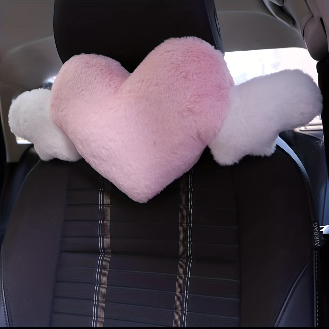 Cute Cartoon Duck Car Pillow – Soft Neck & Waist Support, Cozy Interior Seat Cushion for Comfortable Travel