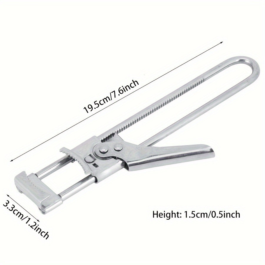 1pc, Adjustable Can Opener, Adjustable Multifunctional Stainless Steel Can Opener Lid Clip, Manual Can Opener Bottle Opener Kitchen Accessories