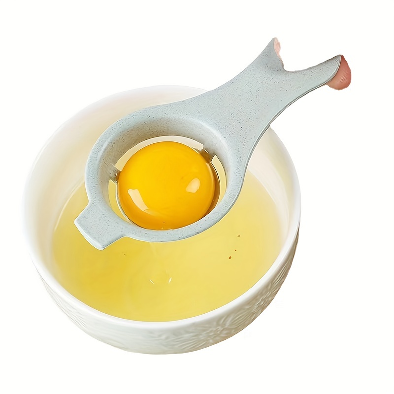 1 Pack Egg Strainer Egg White Separator One Pack Random Color Kitchen Baking Egg Yolk Protein Separator