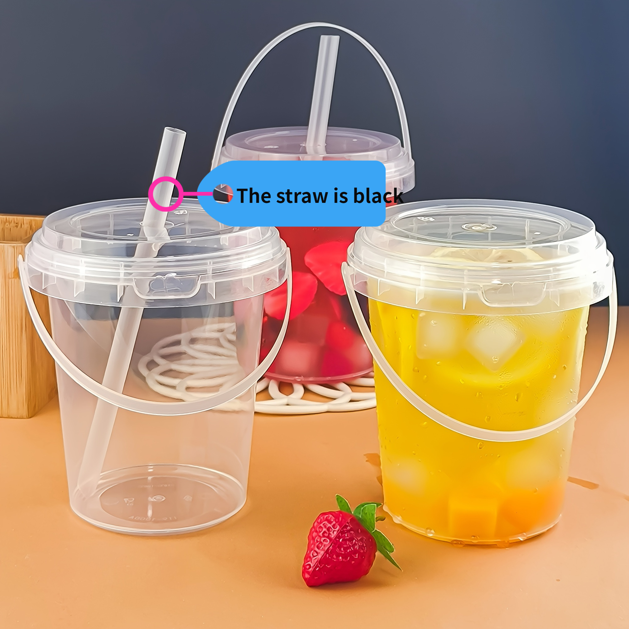 20-Pack Reusable Plastic Tumbler Cups with Lids & Straws, 34Oz Large BPA-Free Multipurpose Drinking Containers, Eco-Friendly Recyclable Hand Wash Only Party Cups for Iced Drinks & Fruit Infusions